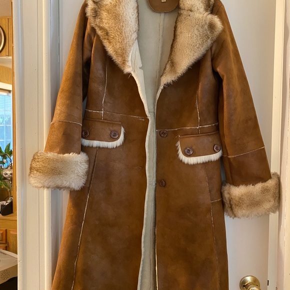 wilson leather shearling coat